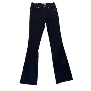 Thread Market Jeans Women's Sz 28 black skinny stretch flare rebel chic Goth